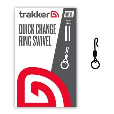 Trakker obratlík s kroužkem quick change ring swivel 10 ks - velikost 11