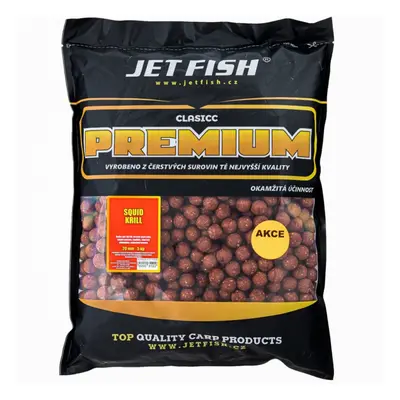 Jet fish boilie premium clasicc 5 kg 24 mm - squid / krill