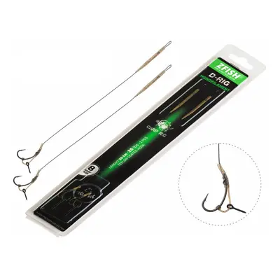 Zfish návazec monofilament d-rig 20 cm - velikost háčku 8