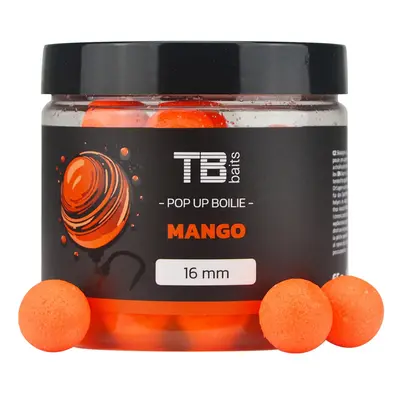 Tb baits plovoucí boilie pop-up mango + nhdc 65 g - 12 mm