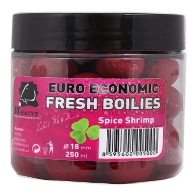 Lk baits boilie fresh euro economic spice shrimp 18 mm 250 ml