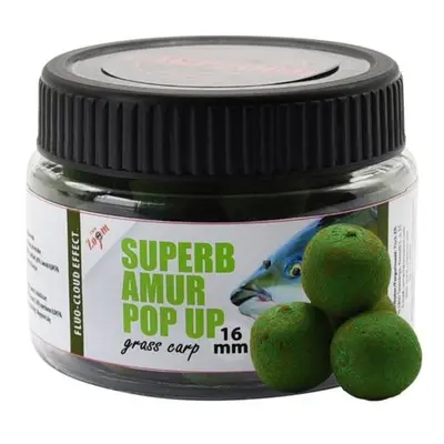 Carp zoom plovoucí boilie amur grass carp superb pop ups 16 mm 40 g