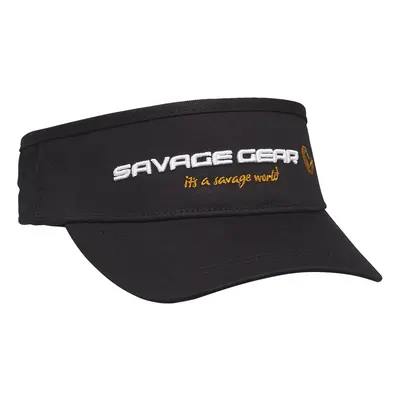 Savage gear kšilt sun visor one size black ink