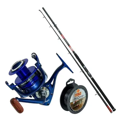 Sema sumcový set prut therapy catfish 2,1 m 300-700 g + kamasaki naviják + wft vlasec