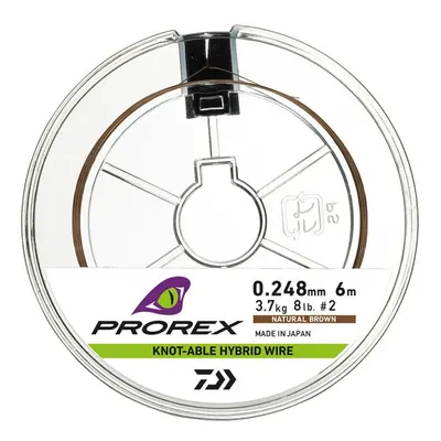 Daiwa lanko prorex hybrid knotable wire brown 6 m - 0,300 mm 5,4 kg