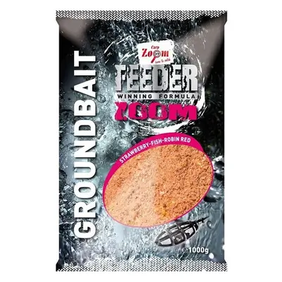 Carp zoom krmítková směs feeder zoom 1 kg - jahoda ryba robin red