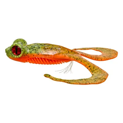 Gunki gumová nástraha bull frog fluo chart pepper 2 ks 10 cm