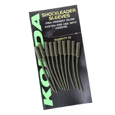 Korda shockleader sleeves weedy green 10 ks