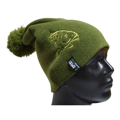 R-spekt kulich pompom beanie khaki