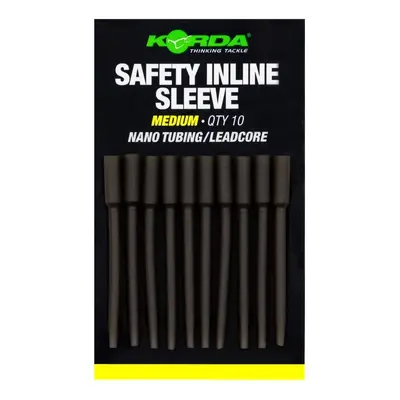 Korda převleky safety inline sleeve nano tubing/leadcore - medium