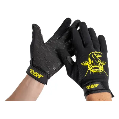 Black cat rukavice cat gripper gloves - l