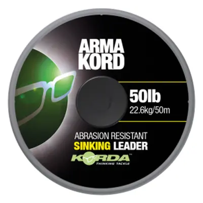 Korda šoková šňůra arma kord sinking braid 50 m - 50 lb