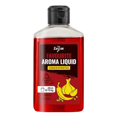 Carp zoom booster favourite aroma liquid 200 ml - pálivé koření