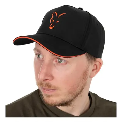 Fox kšiltovka collection baseball cap black orange