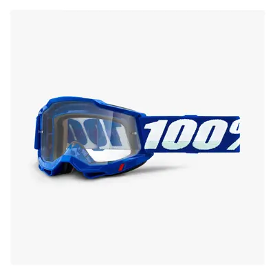 Brýle 100% ACCURI 2 Goggle Blue - Clear Lens