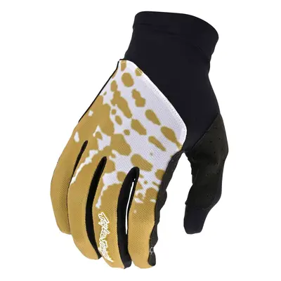 Rukavice Troy Lee Designs Flowline Big Spin - Black/Gold