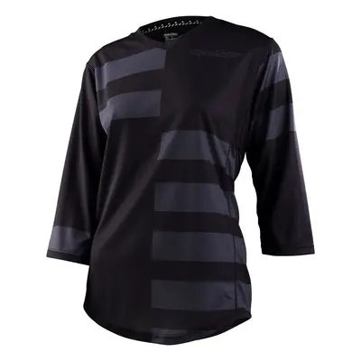 Dámský cyklistický dres Troy Lee Designs Mischief - Split Stripe Black