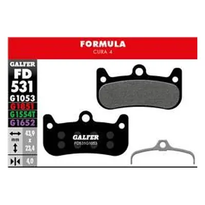 Brzdové destičky Galfer FD531 - FORMULA Směs: Standard