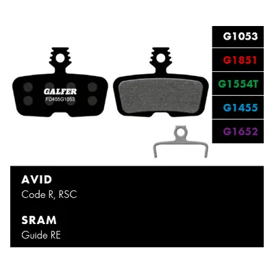 Brzdové destičky Galfer FD455 - SRAM/AVID Směs: Standard