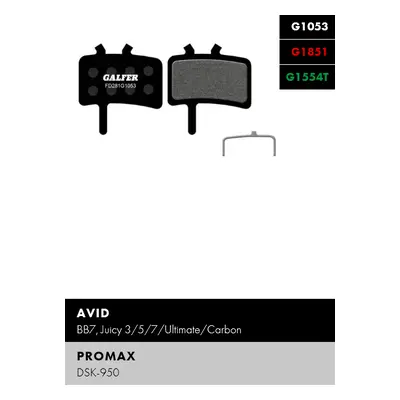 Brzdové destičky Galfer FD281 - AVID Směs: Standard