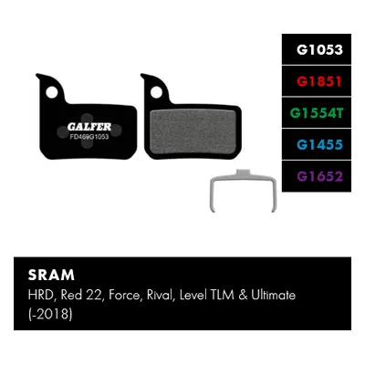 Brzdové destičky Galfer FD469 - SRAM Směs: Standard