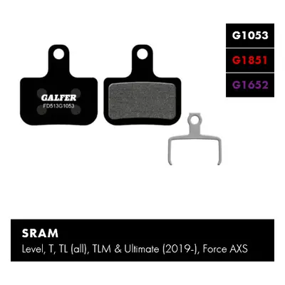 Brzdové destičky Galfer FD513 - SRAM LEVEL Směs: Standard