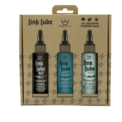 Peaty's Link Lube All Seasons Starter Pack 3x 60 ml