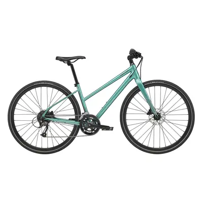 Dámské městské kolo CANNONDALE QUICK DISC 3 REMIXTE - turquoise