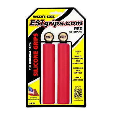 ESIgrips Gripy ESI grips Racers Edge silikonové Barva: Červené