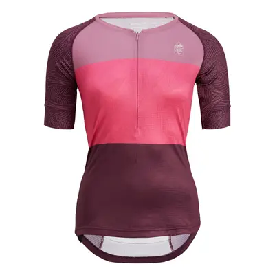 Dámský cyklistický dres Silvini Stabina - plum/fuchsia