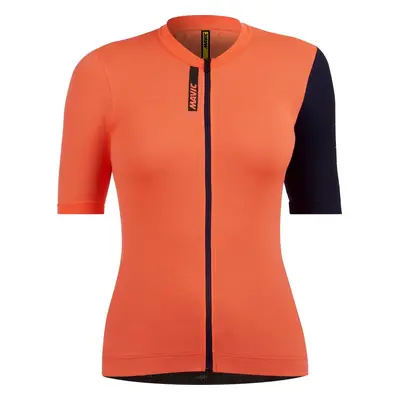 MAVIC DOPLŇKY Dámský cyklistický dres Mavic Essential - Coral Deep Blue