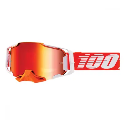 Brýle 100% ARMEGA Goggle Regal - Mirror Red Lens