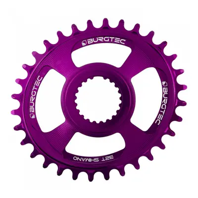 Převodník Burgtec Oval Shimano Direct Mount Thick Thin Barva: Purple Rain