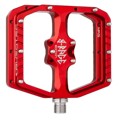 Pedály Burgtec Penthouse Flat MK5 B-Rage edition Barva: Race Red