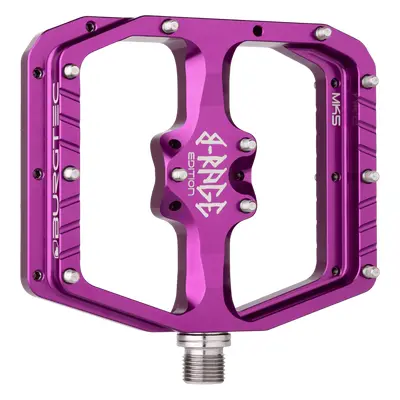 Pedály Burgtec Penthouse Flat MK5 B-Rage edition Barva: Purple Rain