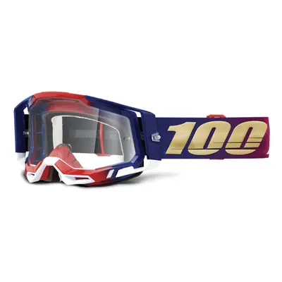 Brýle 100% RACECRAFT 2 Goggle - United - Clear Lens