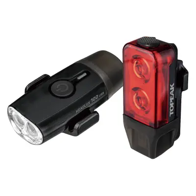 Sada světel Topeak Powerlux USB Combo - Černá