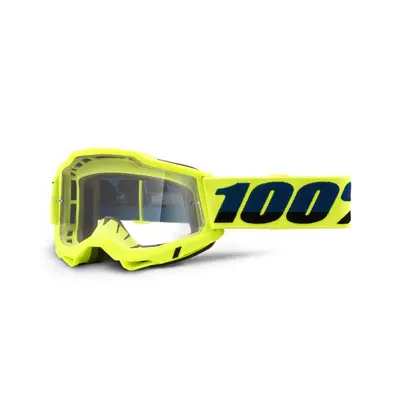 Brýle 100% ACCURI 2 Goggle Yellow - Clear Lens