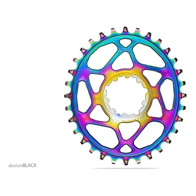 Převodník ABSOLUTEBLACK OVAL SRAM OVAL 32T rainbow 3mm offset (BOOST)