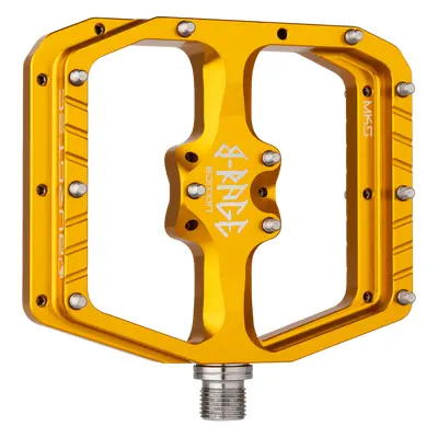 Pedály Burgtec Penthouse Flat MK5 B-Rage edition Barva: Burgtec Bullion Gold