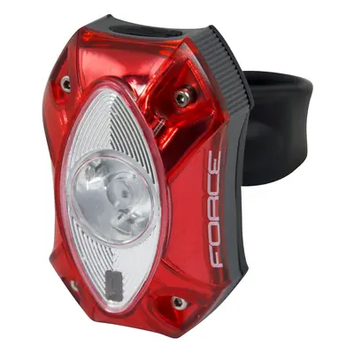 Zadní světlo FORCE RED, 1 CREE LED 60LM, USB