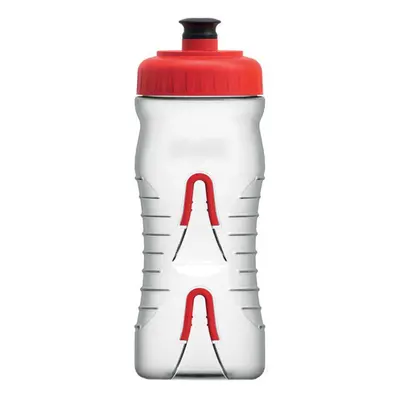 Lahev FABRIC 600ml čirá - červená