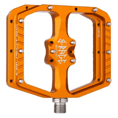 Pedály Burgtec Penthouse Flat MK5 B-Rage edition Barva: Iron Bro Orange