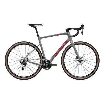 Gravelové kolo Ridley Grifn Shimano GRX600 Battleship - Grey/Candy Red Metallic