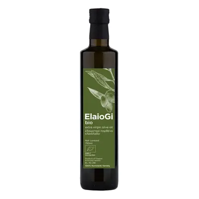 BIO extra panenský olivový olej ELAIOGI 750 ml sklo FOUFAS CZ BIO 003