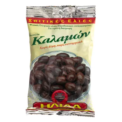 ILIDA Olivy černé KALAMATA s peckou 250 g