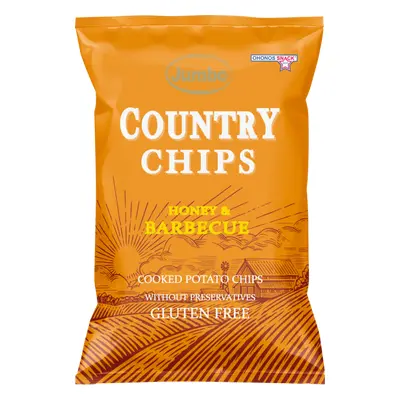 JUMBO Country Chips med & barbecue 150 g