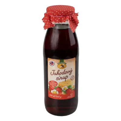 Jahodový sirup s medem 500 ml Slovensko