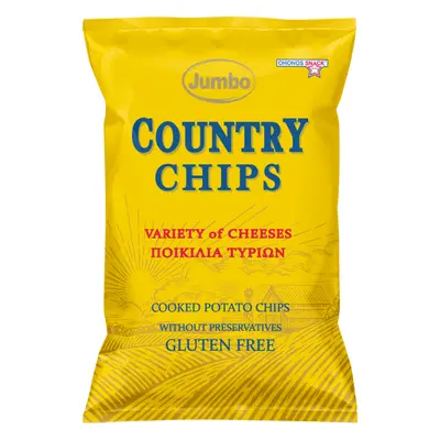 JUMBO Country Chips mix sýrů 150 g