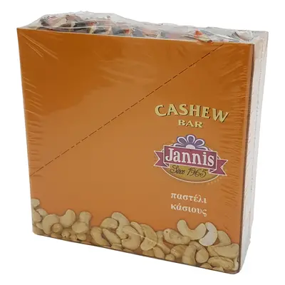 JANNIS Tyčinka z kešu oříšků 10x40 g display box